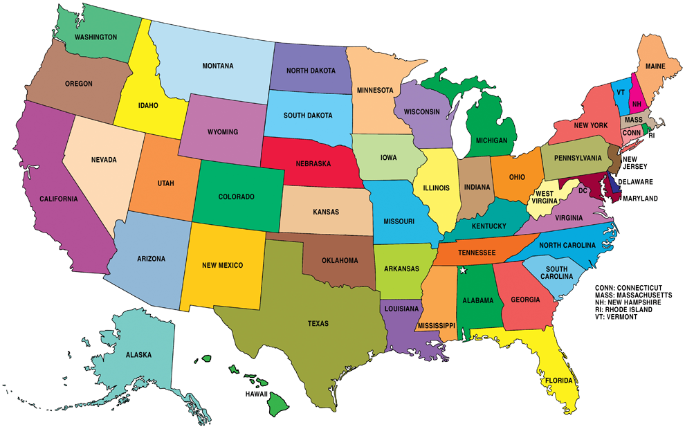 list-of-all-the-50-states-that-make-up-the-united-states-of-america